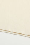 SWAYING/KNIT profile cuffed long-sleeved slim fit pullover SW24RE1T07 tooth white PS11